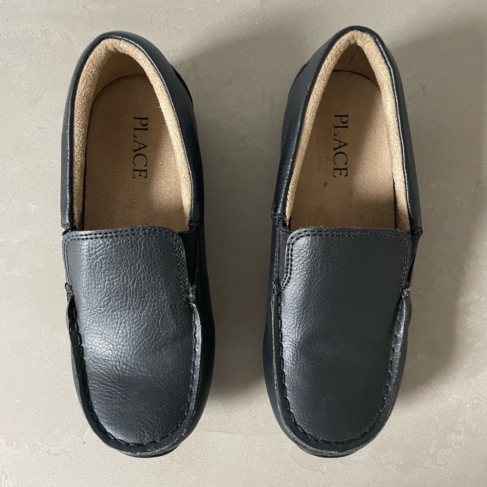 NEW - The Children’s Place loafers - moccasins - black - size 1 little boys